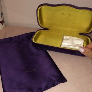 Gucci Sunglass Case & Pouch